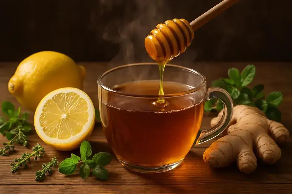 Combining organic honey with teas and beverages