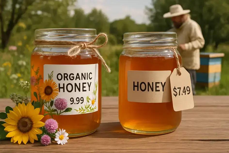 Cost comparison between organic and non-organic honey