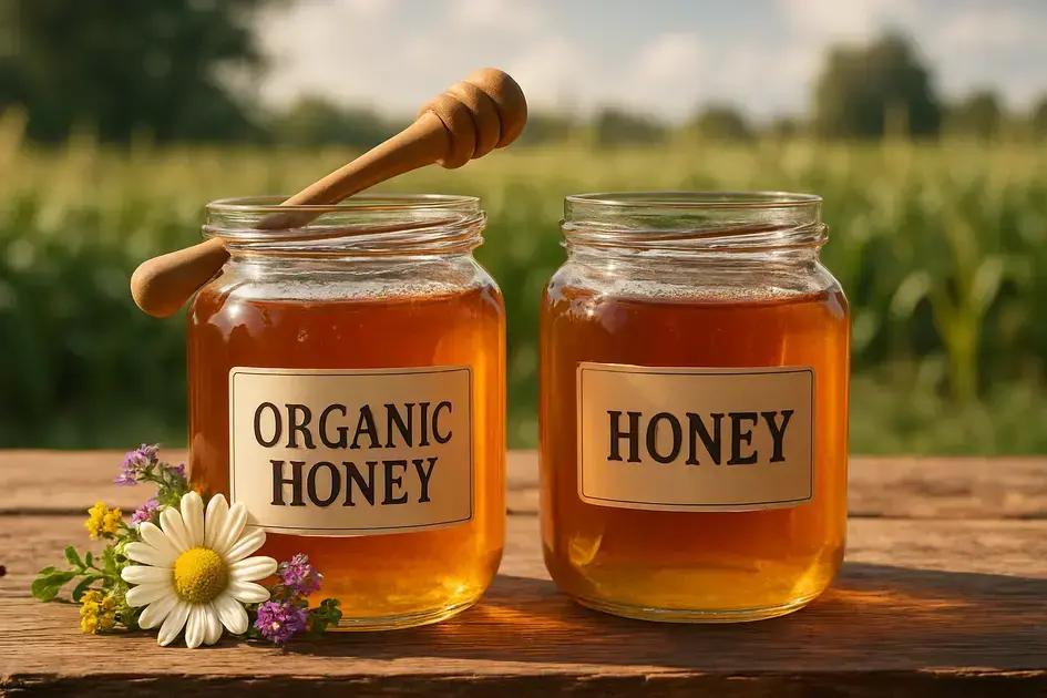 Differences between organic honey and regular honey