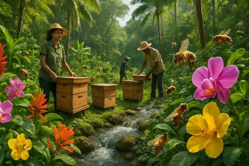Impact of organic honey on local ecosystems