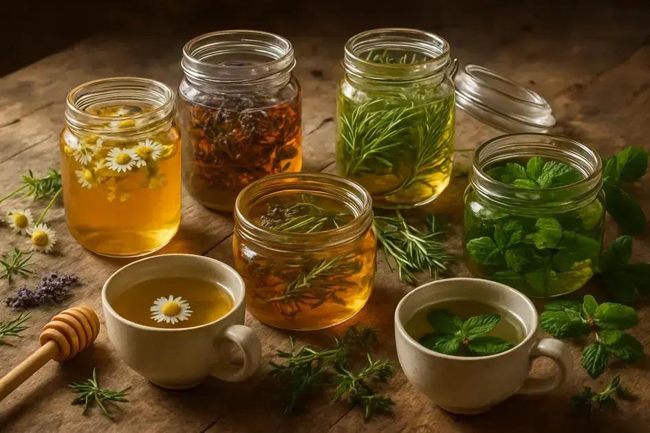 Simple recipes combining honey and herbs