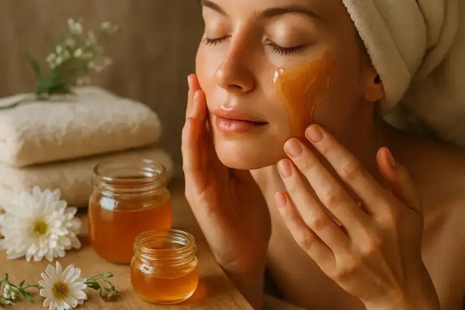 Using organic honey for skincare routines